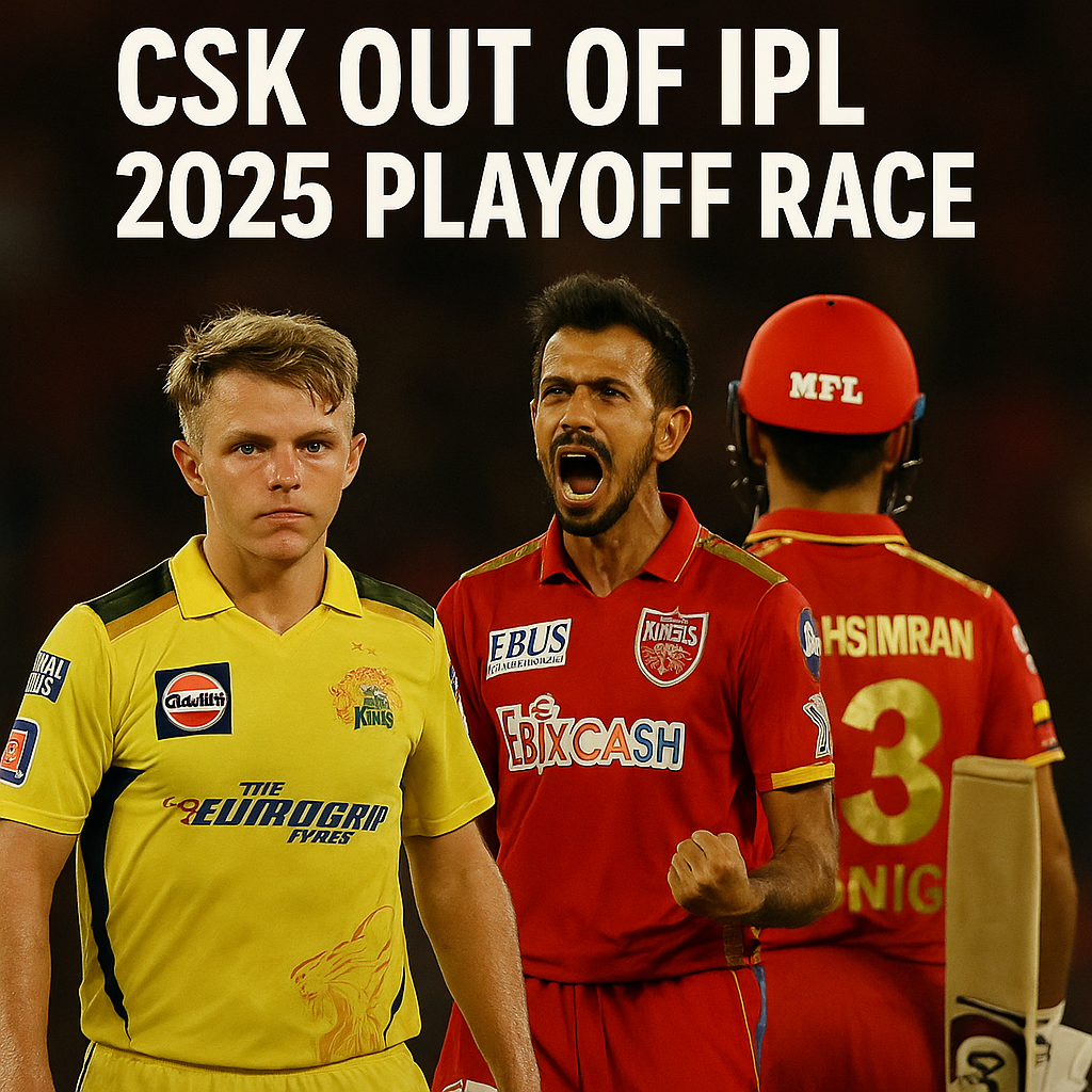CSK Out of IPL